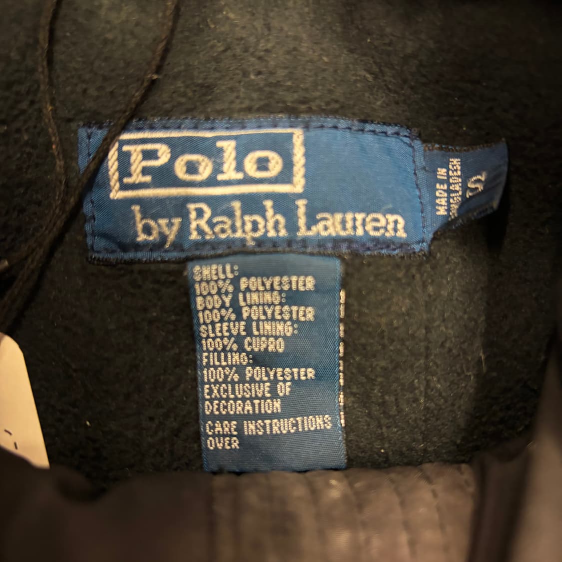 폴로 랄프 로렌 블랙 폴르쉘 페리 자켓 S 상품이미지7