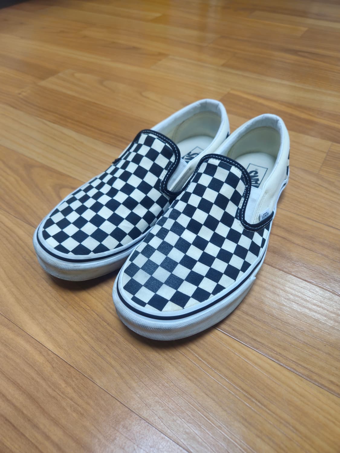 반스 체커보드 슬립온 블랙/화이트 280 상품이미지1