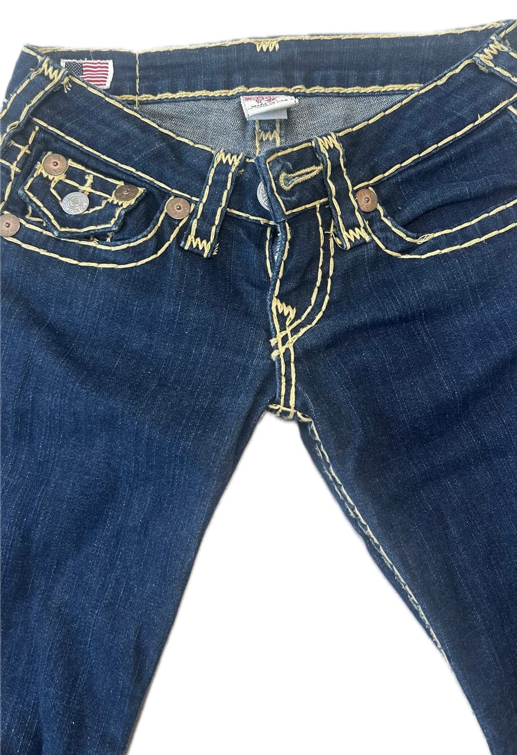 트루릴리전 바지 s 로우라이즈 데님  상품이미지3