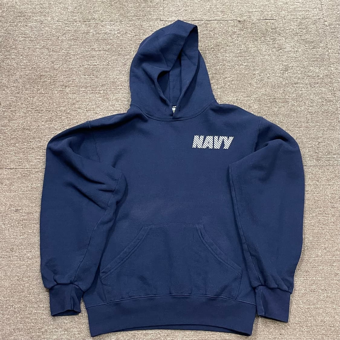 (S) SOFFE 소피 NAVY 후드티 상품이미지3