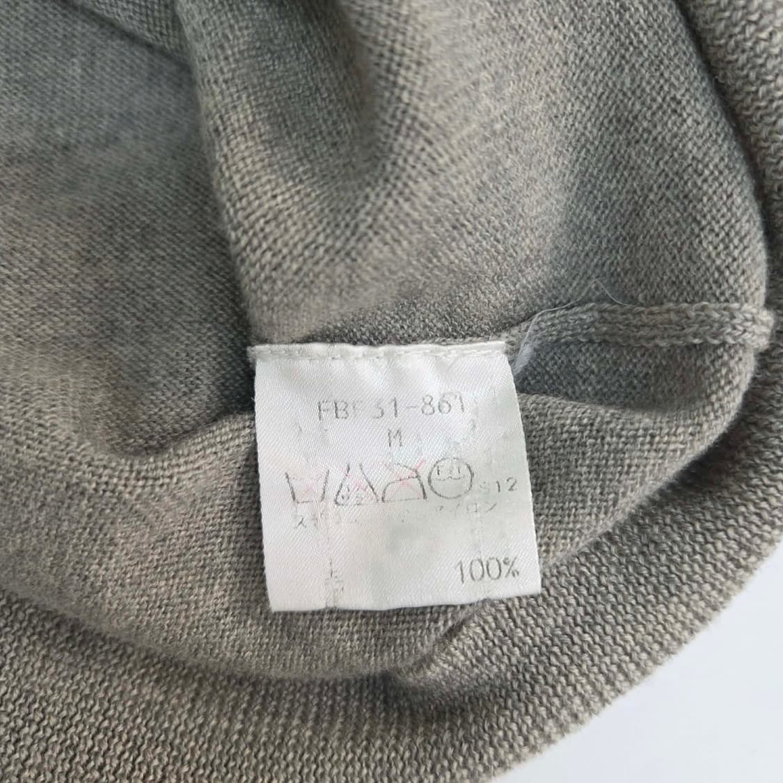 버버리 블루라벨 90s 아카이브 울 니트 가디건(M) 상품이미지7