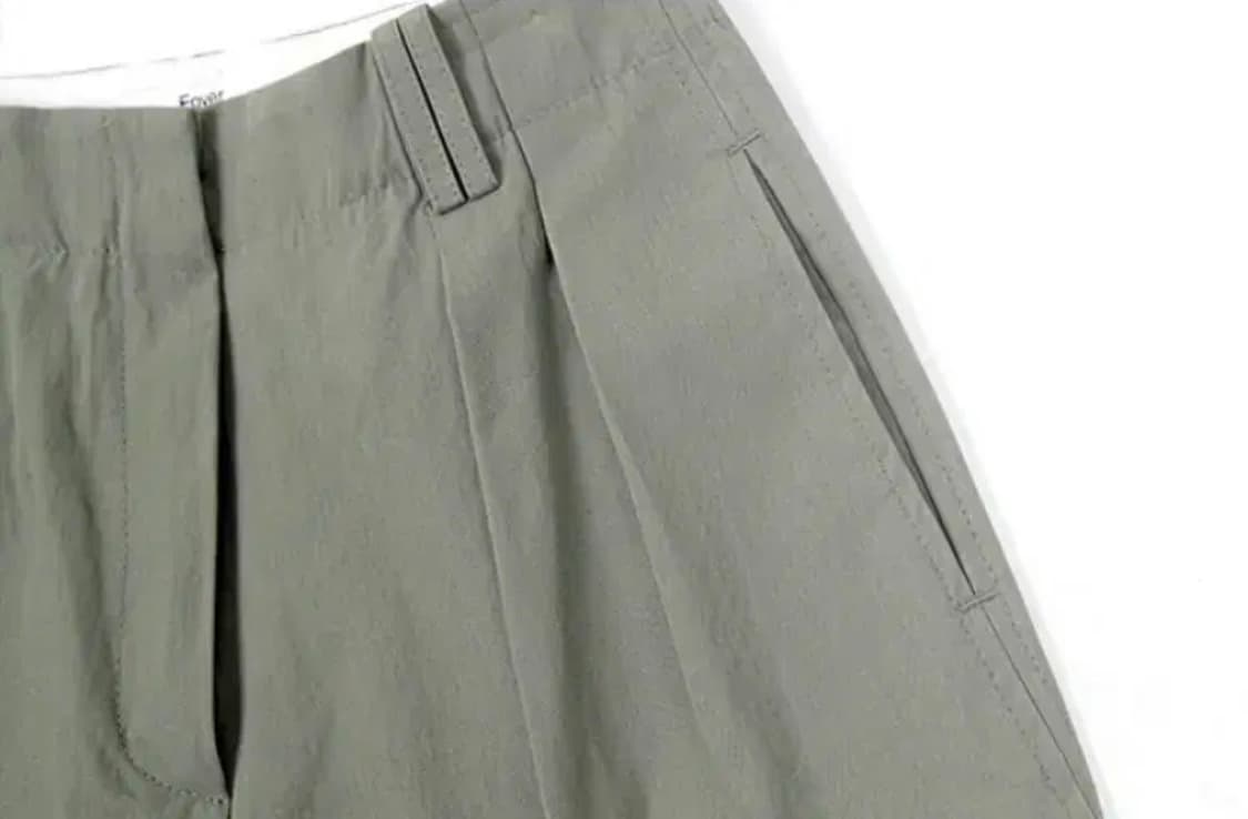 FOYER Two Tuck Easy Pants Khaki 포이어 팬츠 상품이미지6