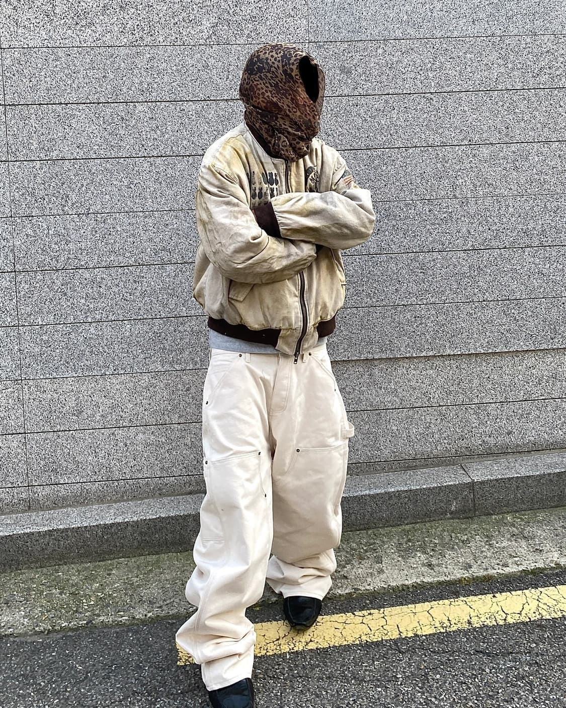 언더마이카 퓨어 하드스톤  카펜터 팬츠 아이보리 - 24FW 상품이미지5