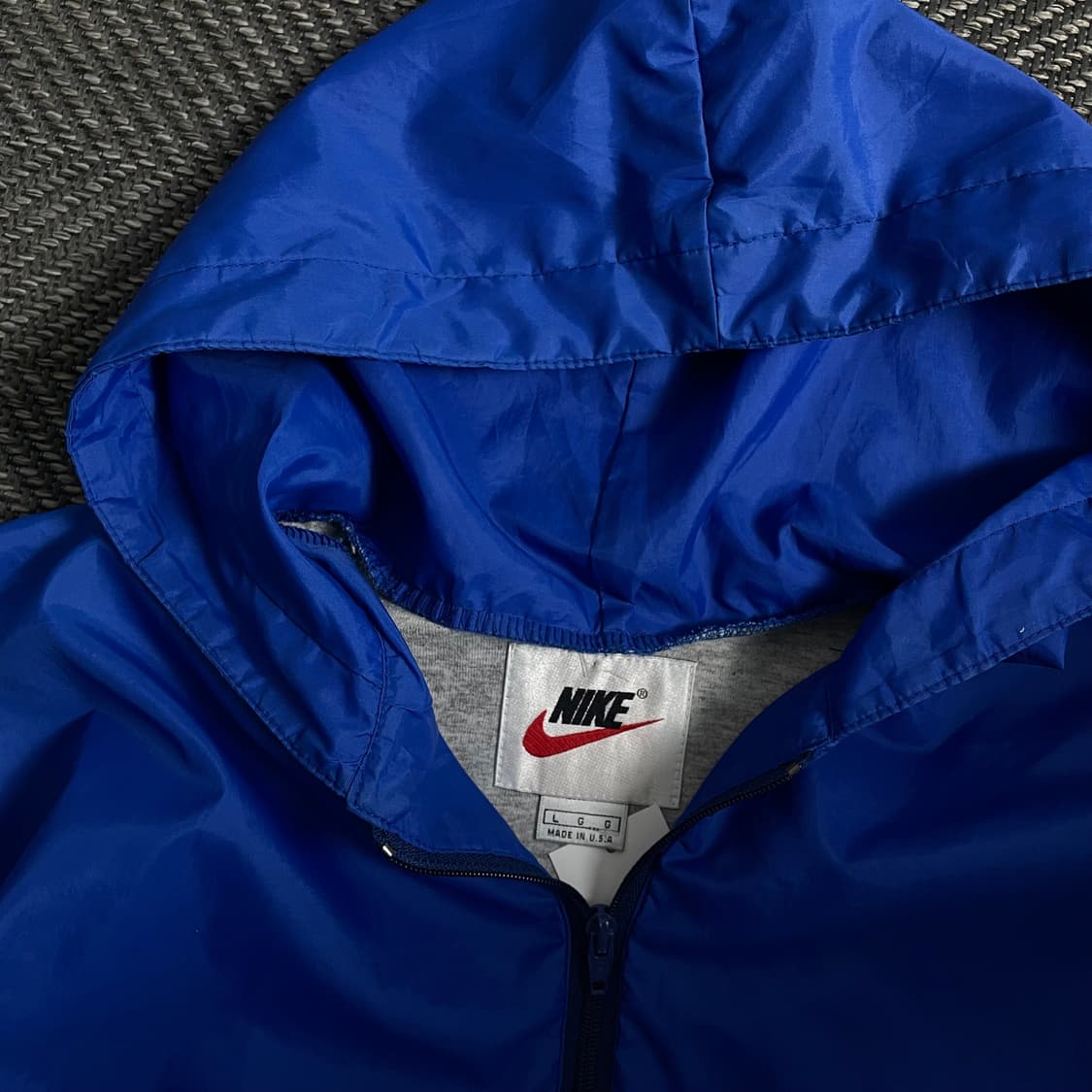 90s 나이키 센터 스우시 올드스쿨 후드 아노락 웜업o 4236 상품이미지5