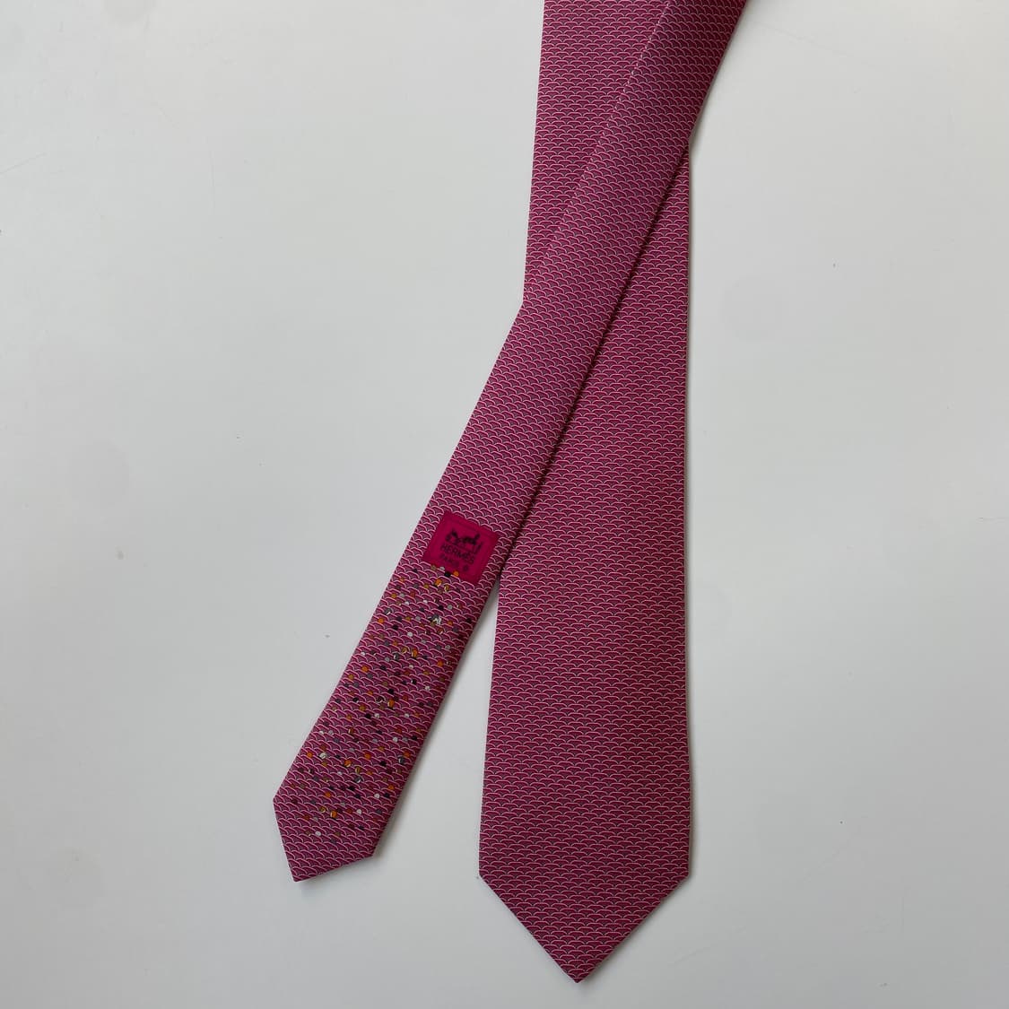 신형 에르메스(HERMES) 명품 정품 넥타이8.3cm 상품이미지2