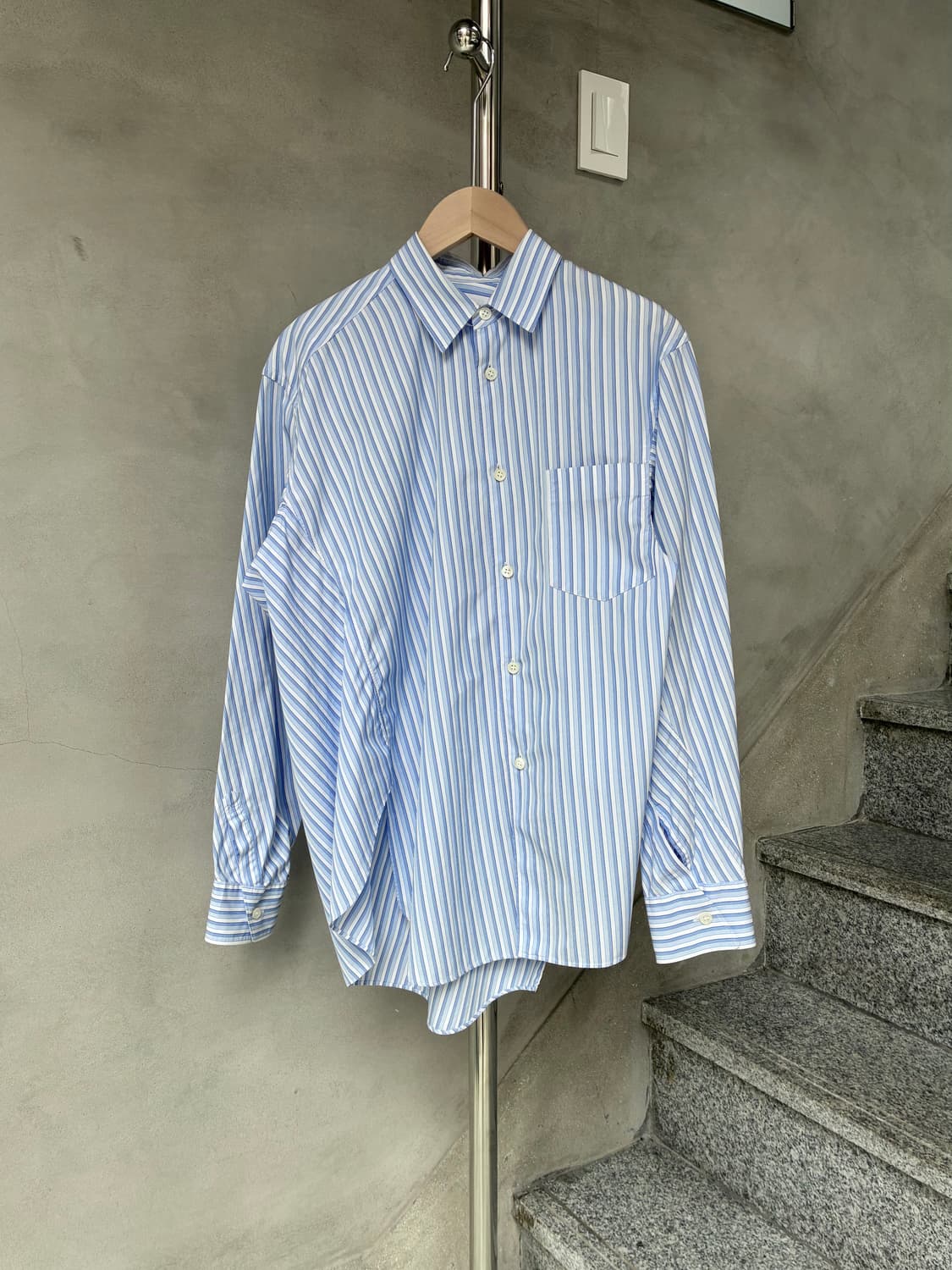 꼼데가르송 비대칭 셔츠 상품이미지1