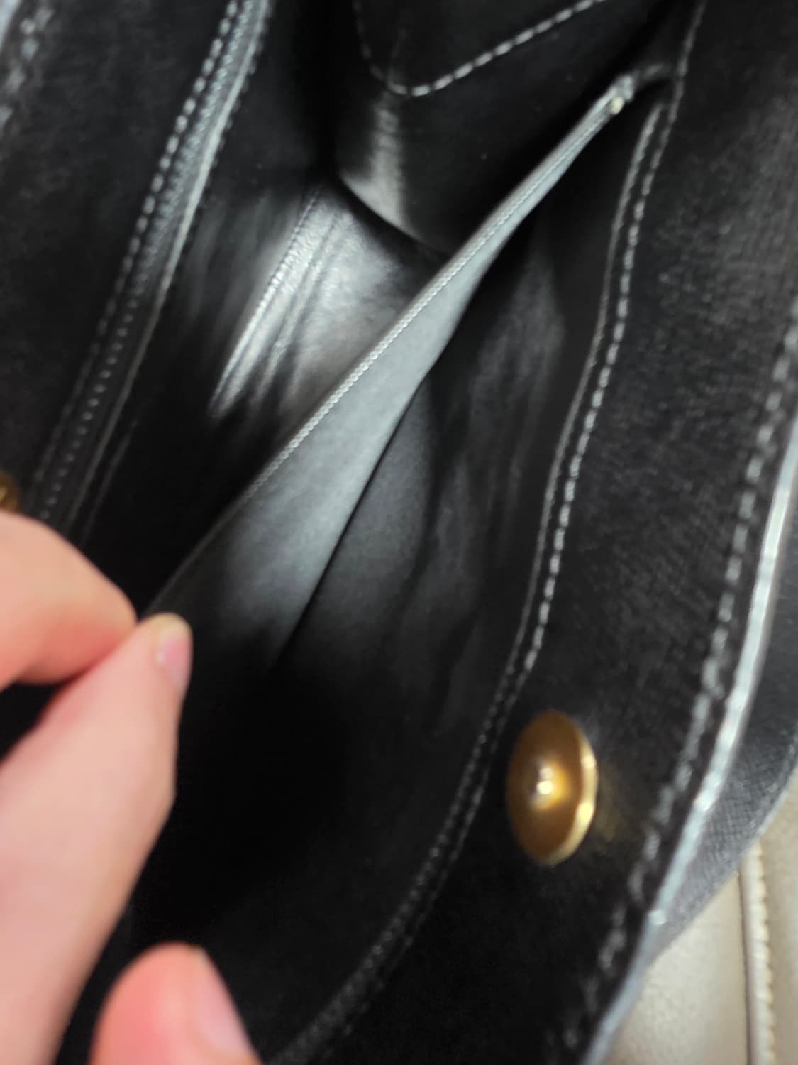 정품 샤넬 미듐 가죽 토트백 상품이미지7