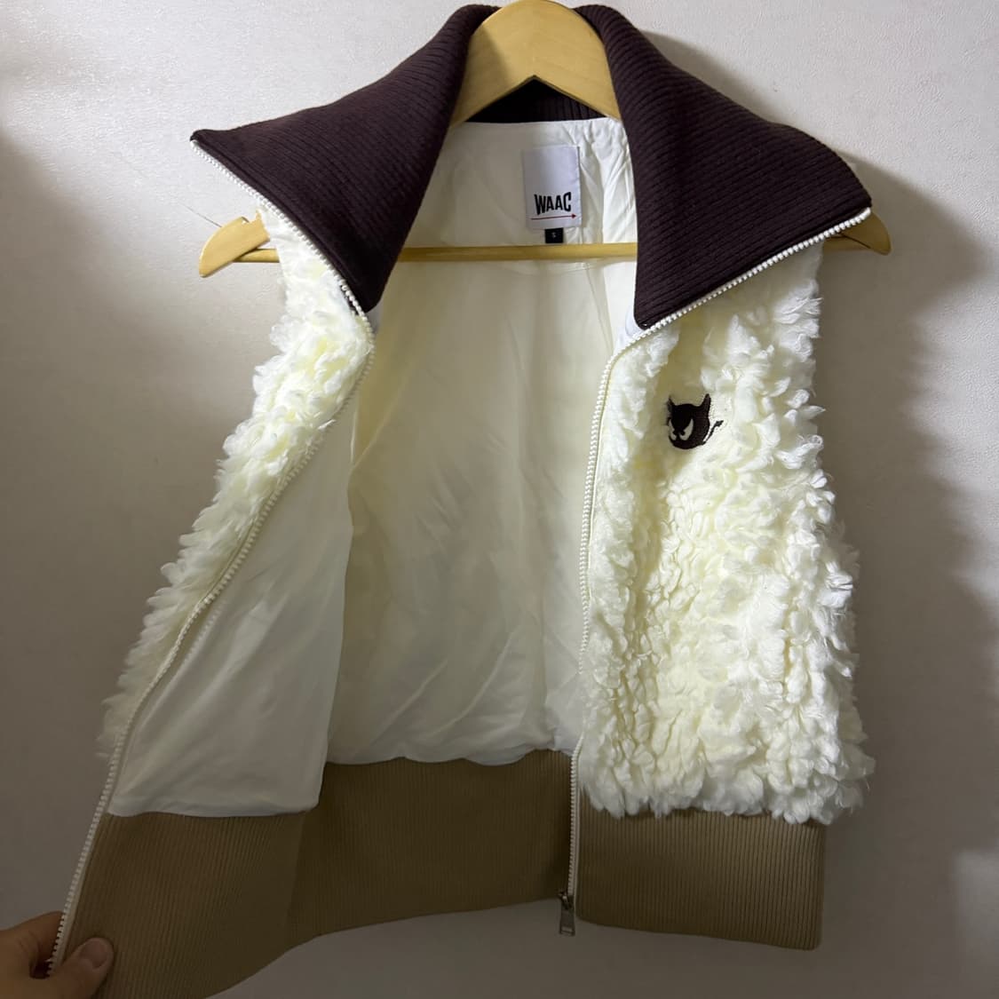 왁 WAAC 골프 우먼 플리스 베스트 S (여성 55정도) 상품이미지8