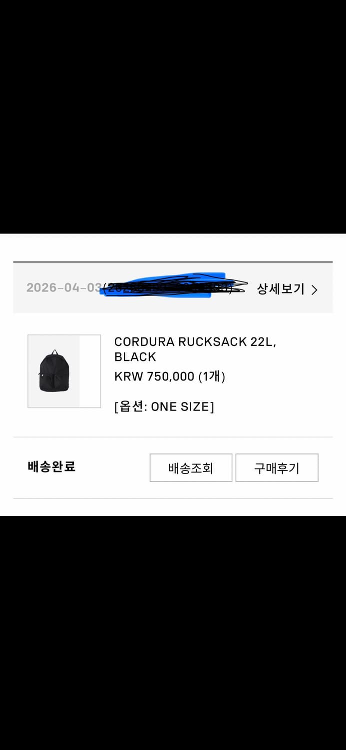 비즈빔 26ss 코듀라 백팩 22L 블랙 상품이미지4