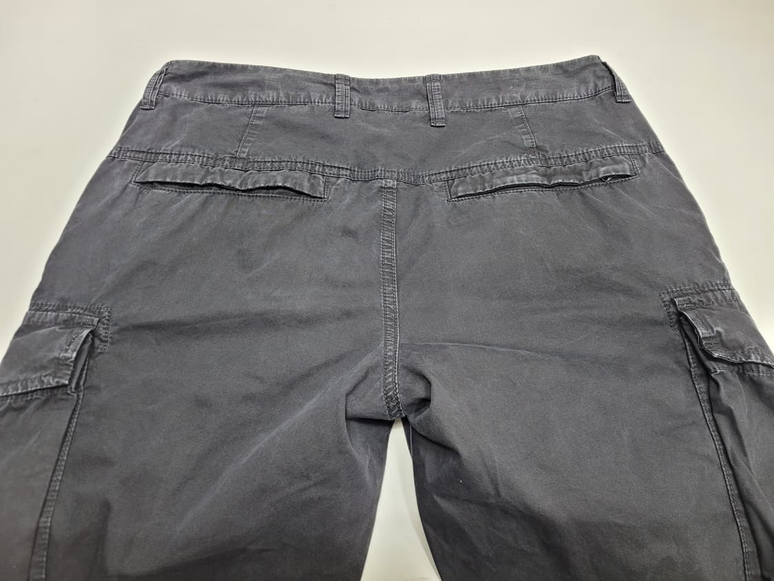 스톤아일랜드 21SS 로고 패치 와펜 카고 팬츠 / 남 84 매장판 블랙 상품이미지5