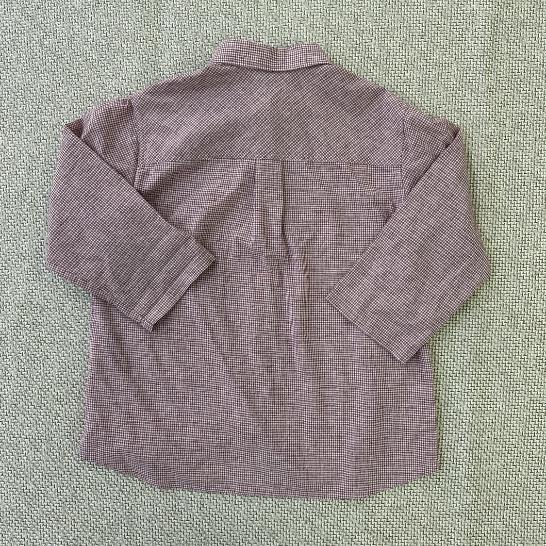 L 몽벨 체크 패턴 셔츠 0417D 상품이미지4