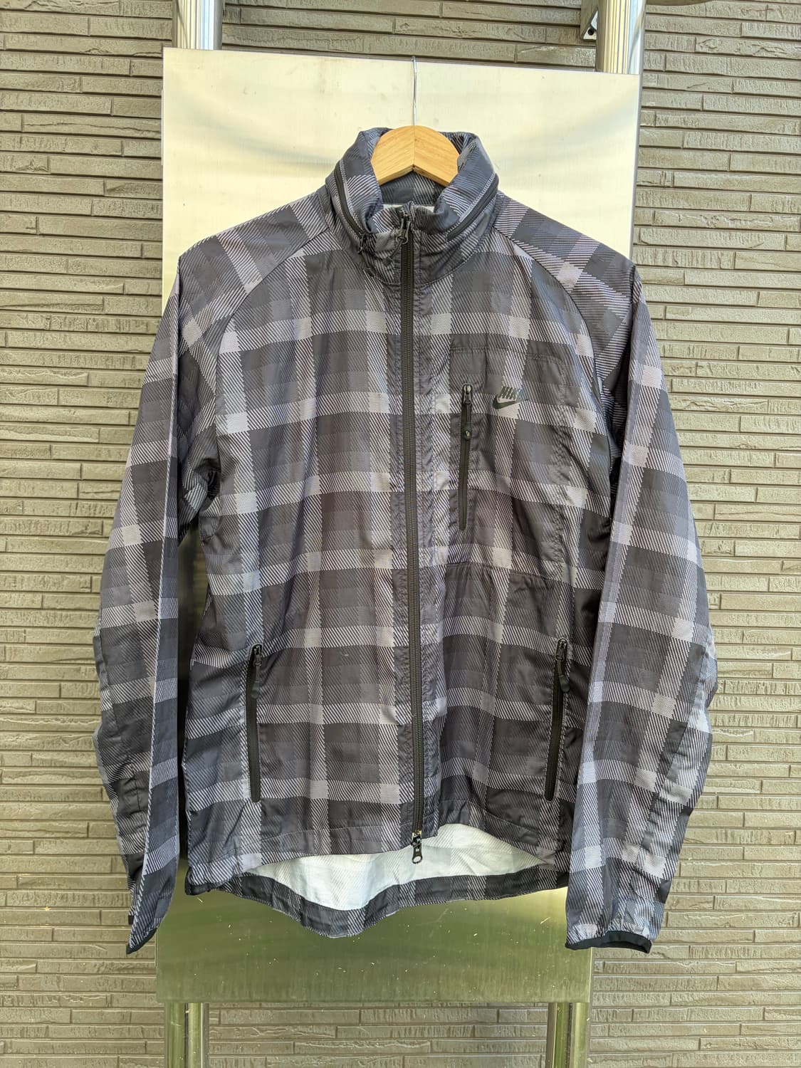 나이키 체크 바람막이  상품이미지4