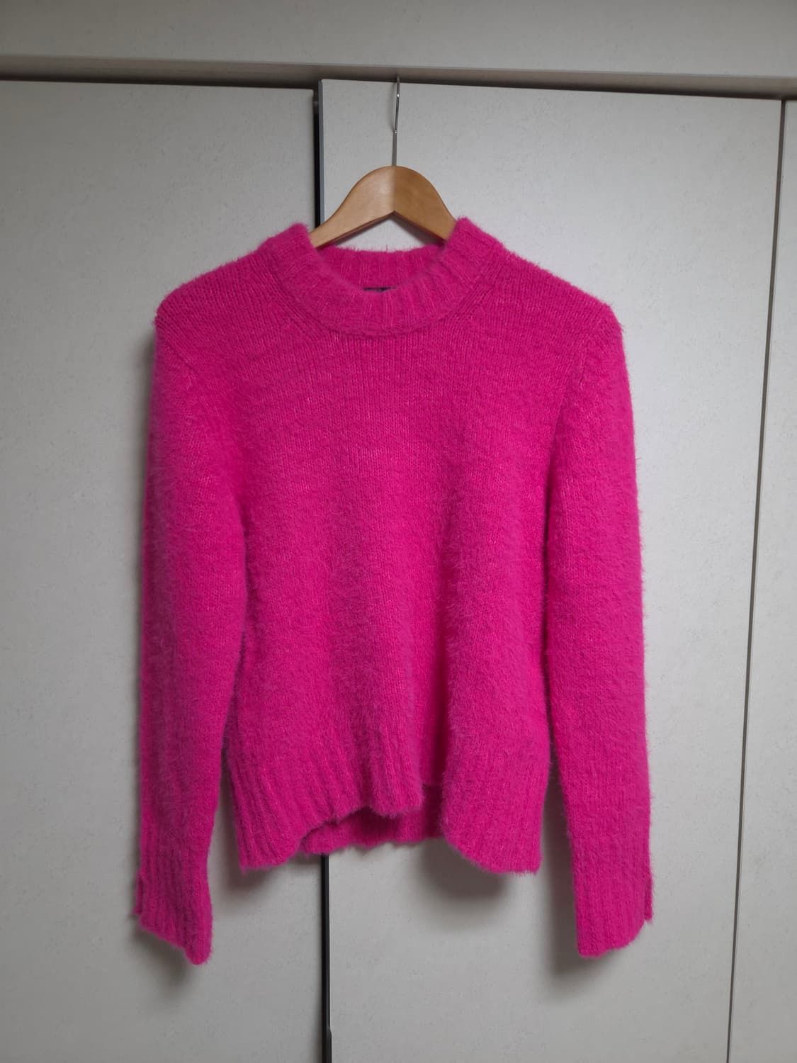 새상품) 마시모두띠 마젠타 핫핑크 울 니트 상품이미지1