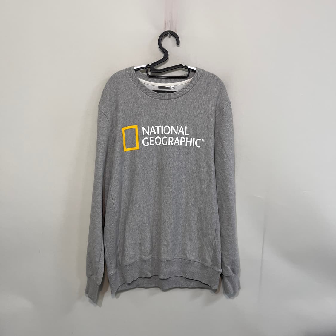 내셔널지오그래픽 남성 기모 맨투맨 티셔츠 110 상품이미지1