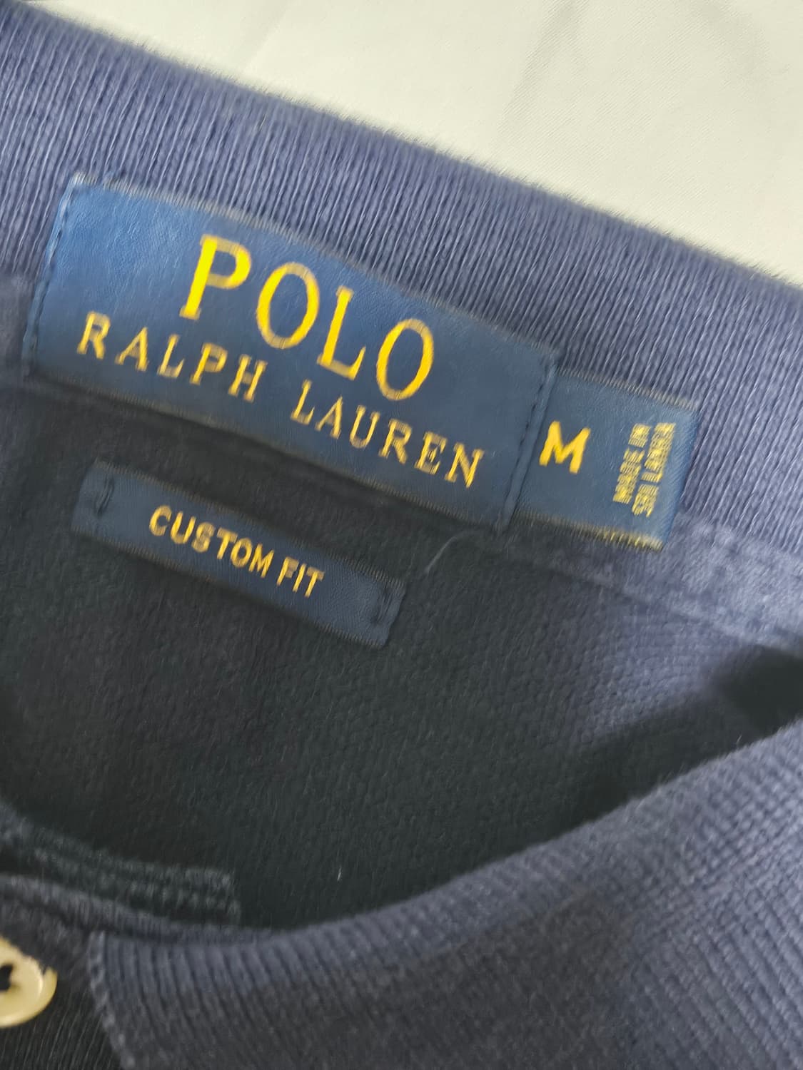 폴로랄프로렌 빅포니 사선 카라티 핀터깔 여성 M 상품이미지5