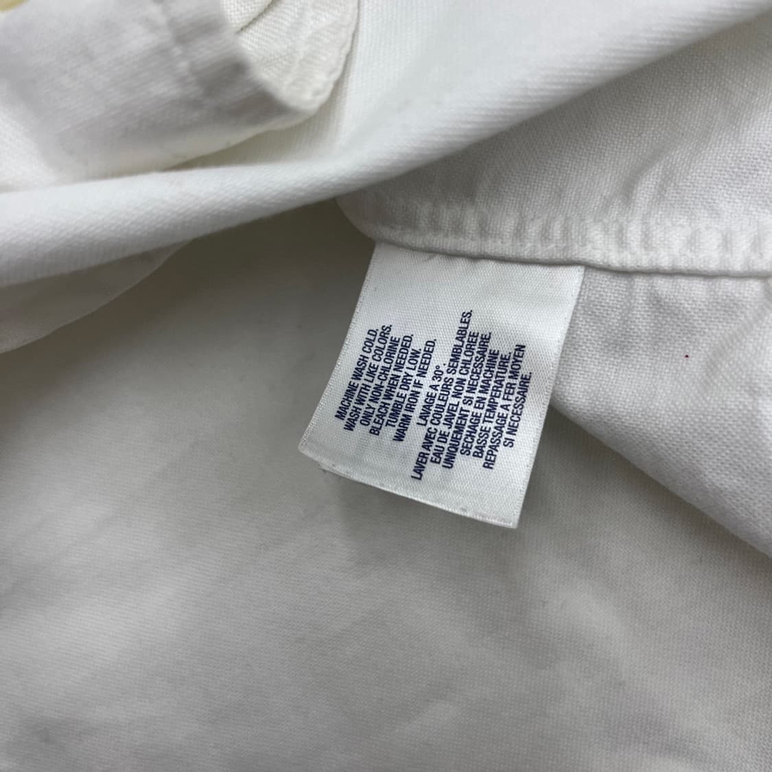 폴로 랄프로렌 네이비 빅포니 화이트 셔츠 L 상품이미지6