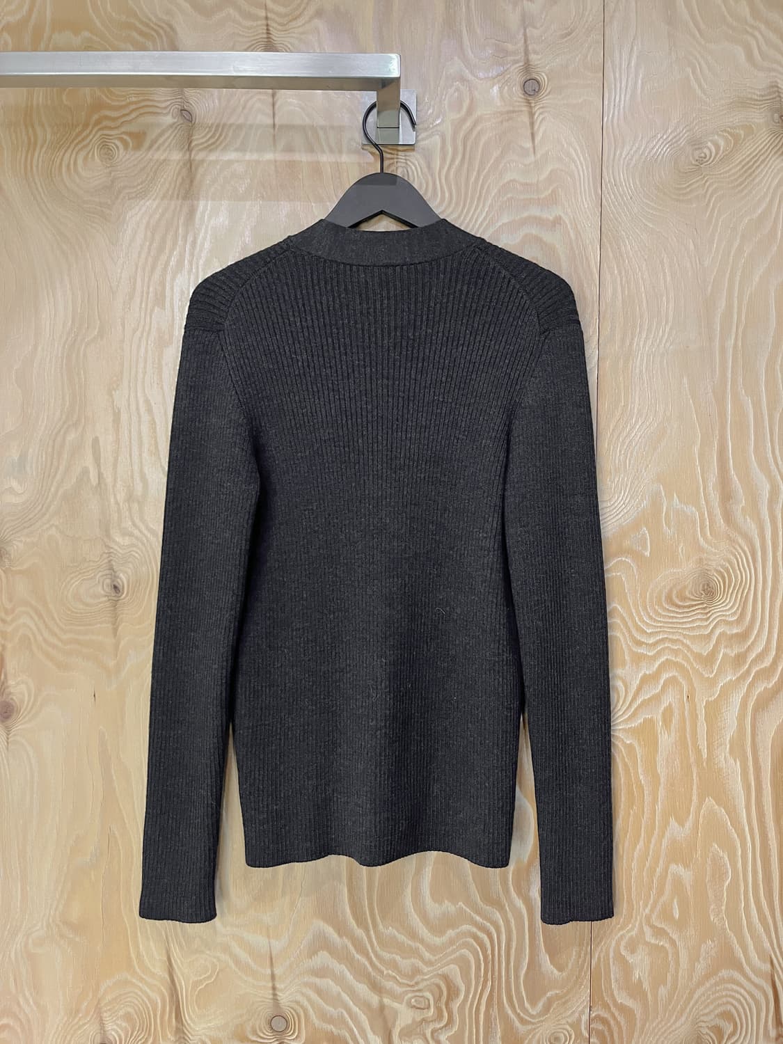 프라다 베이직 리브드 울 가디건 상품이미지3