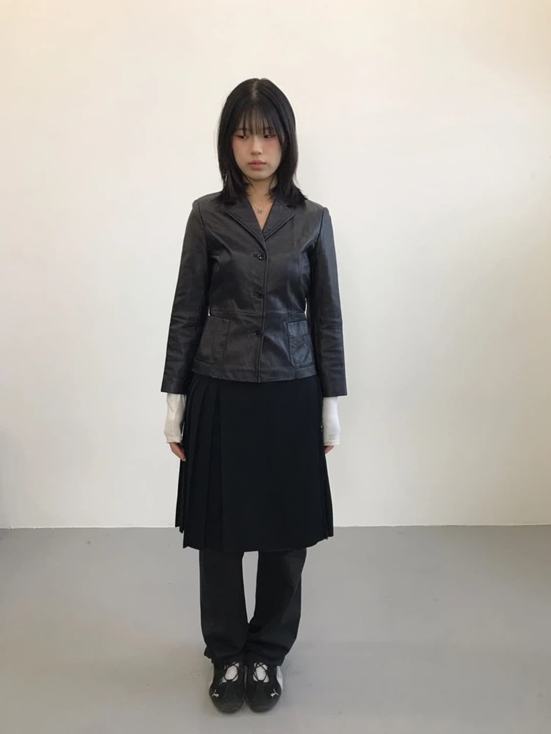 Martina Franca Genuine Leather Jacket 상품이미지1