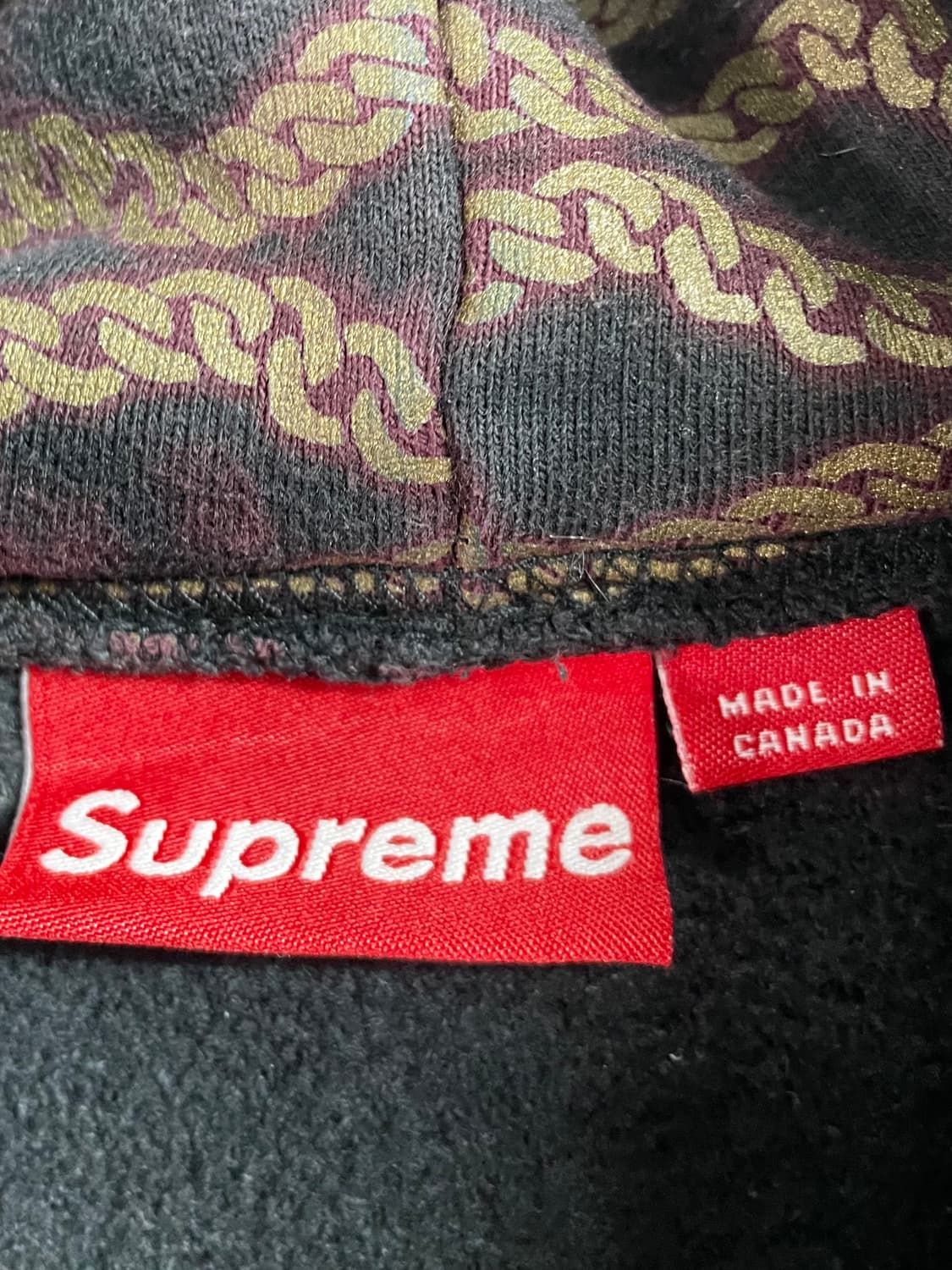 슈프림 골드체인 헤비웻 후드티 (on.371) 상품이미지5