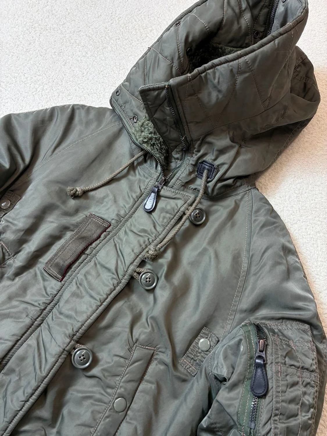 데님앤서플라이 00's N-2B 플라이트 후디 자켓 PN6886 상품이미지2