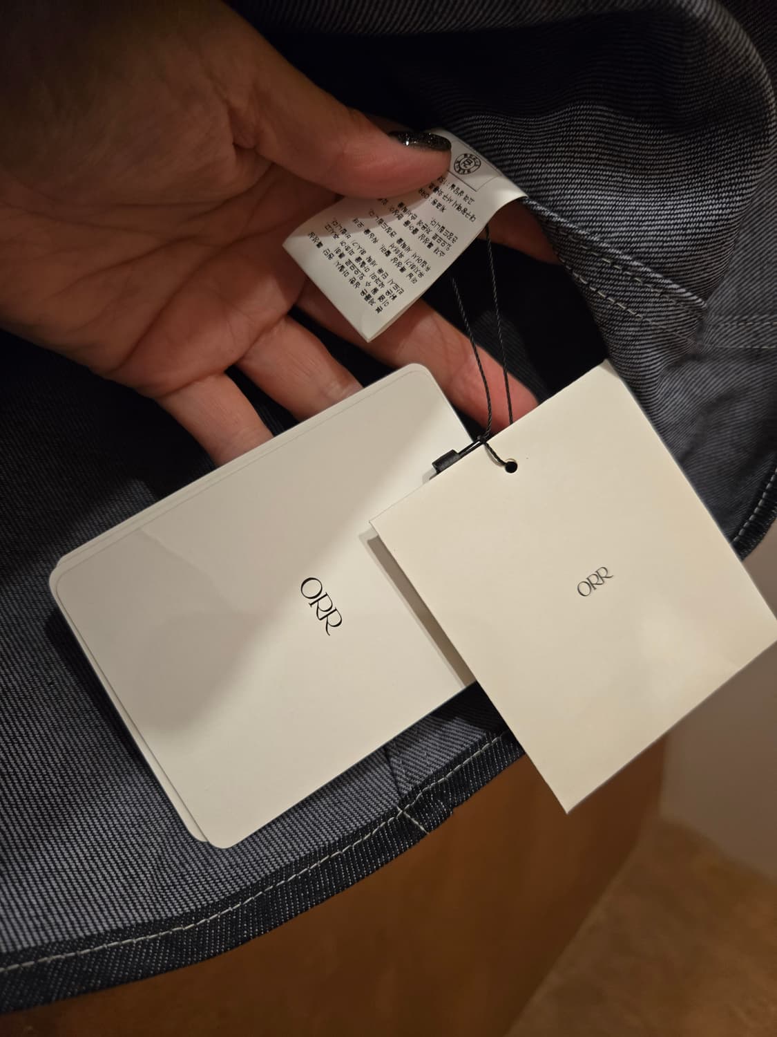 오르 데님셔츠 상품이미지5