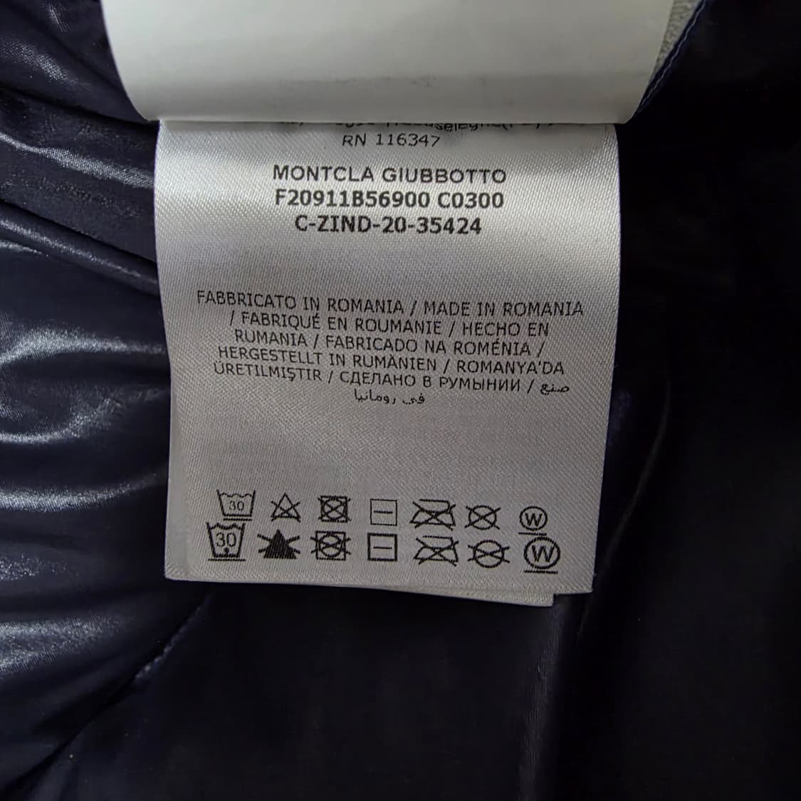 {클로젯}[3][백화점판]몽클레어 몽클라 숏 다운 패딩 자켓 상품이미지6