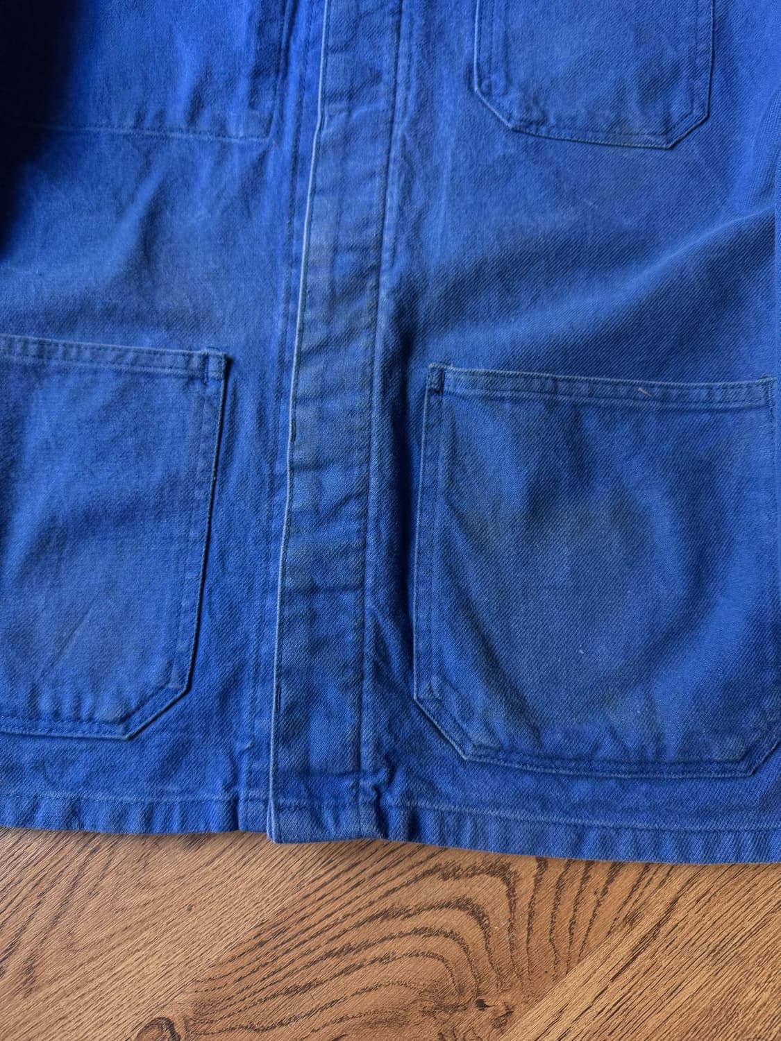 [M]90's 빈티지 잉크블루 프렌치 워크자켓 상품이미지4