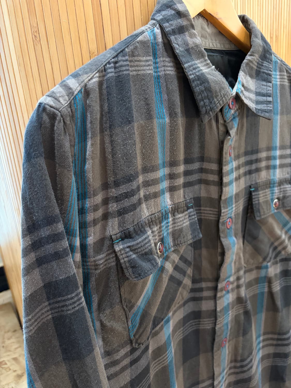 DC india Cotton Check Shirt 상품이미지2