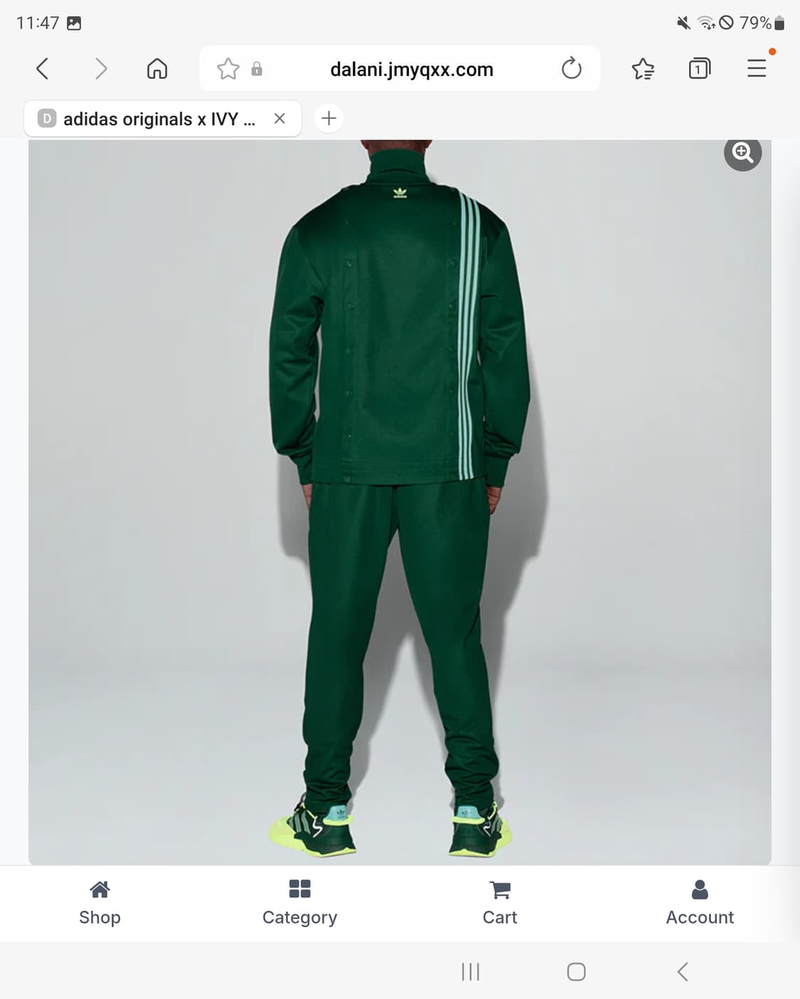 [us XL,L]아디다스x아이비파크 스냅 트랙셋업 상품이미지9