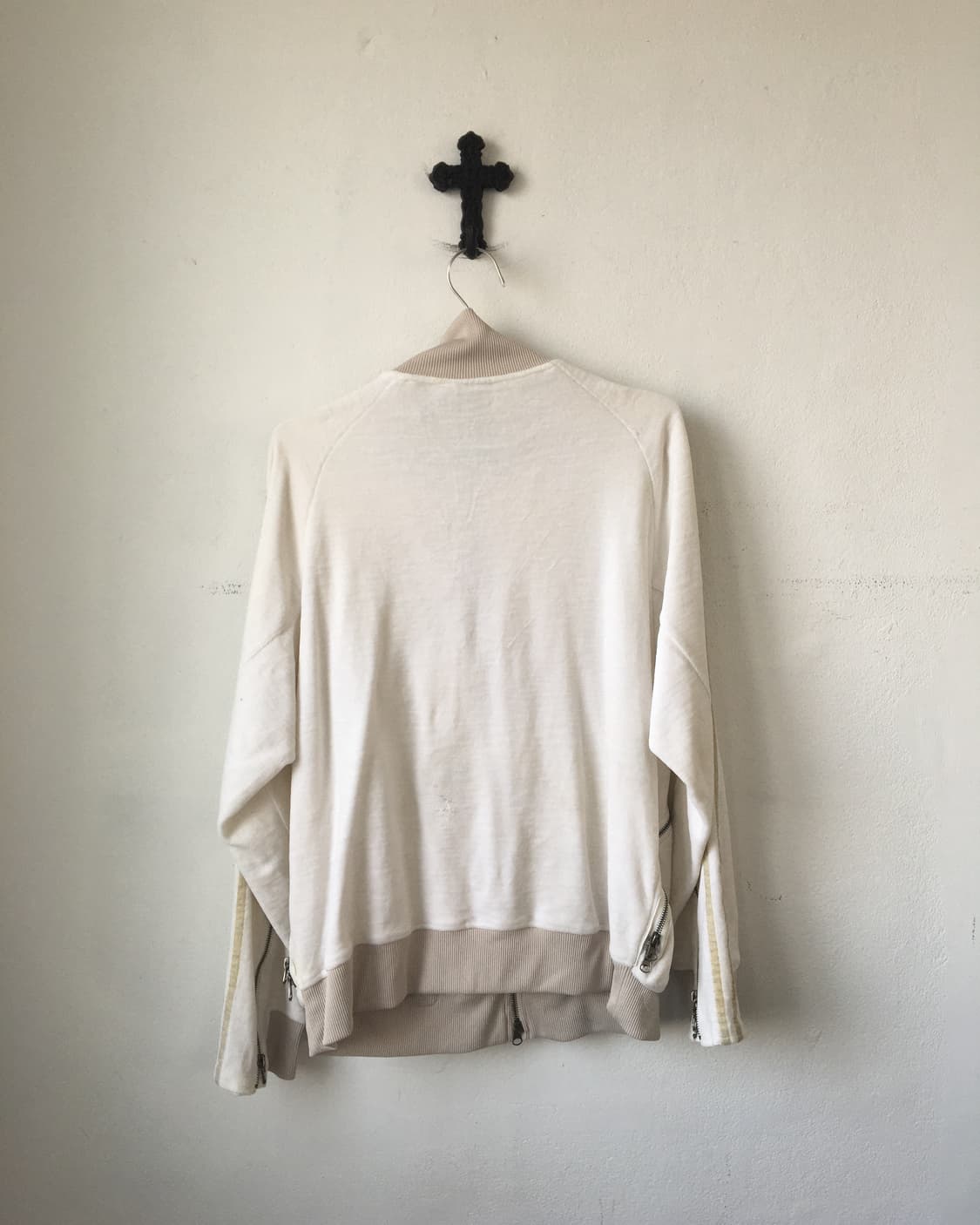 Velour high neck zip up 상품이미지3