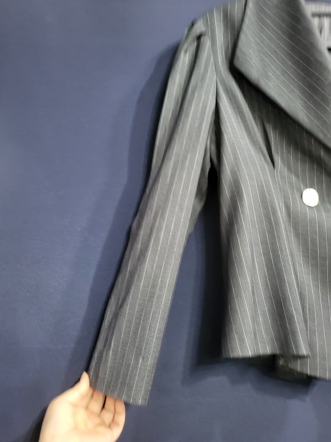 카라 더블 스트라이프 자켓(새상품) 상품이미지4