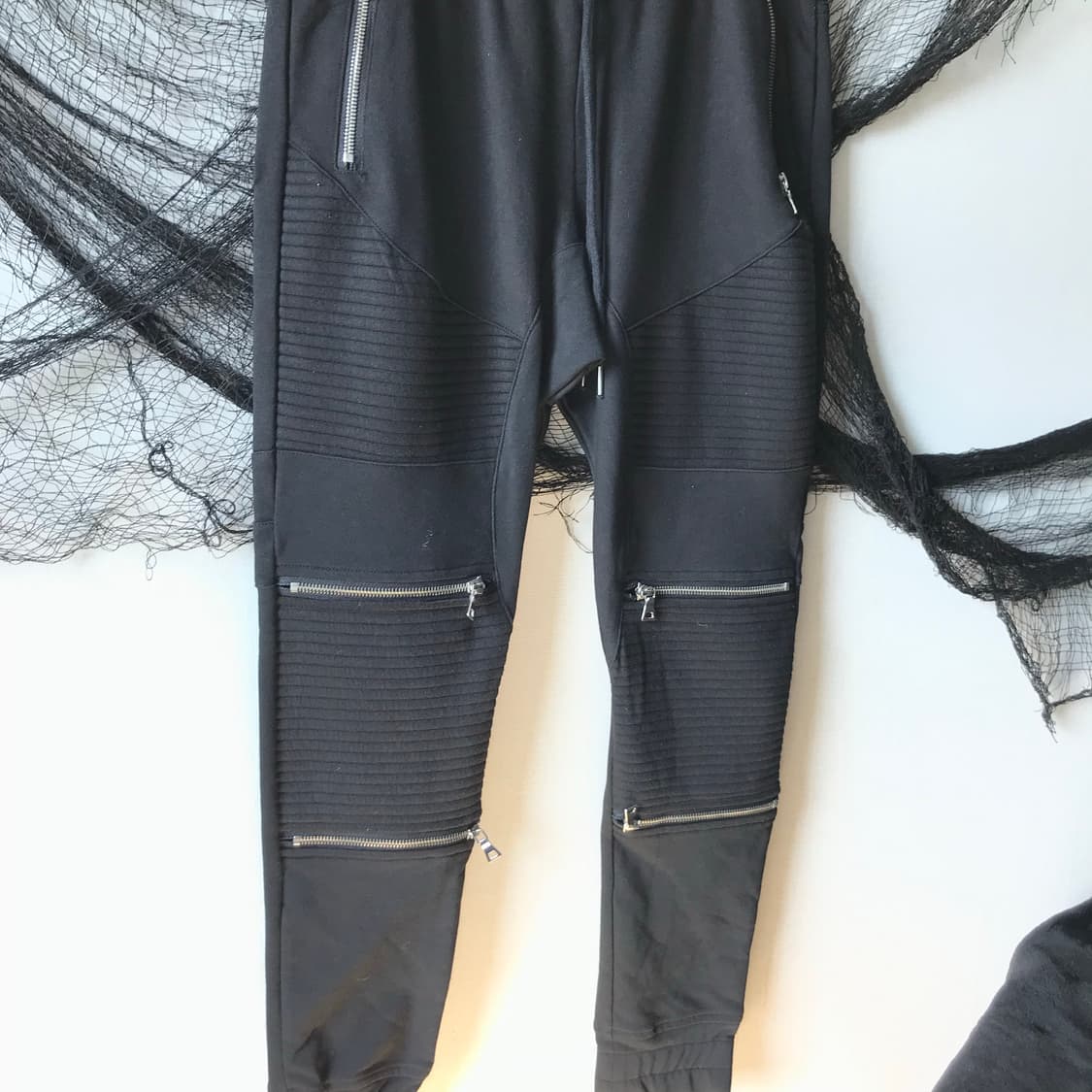 Zipper detailed banding pants   상품이미지2