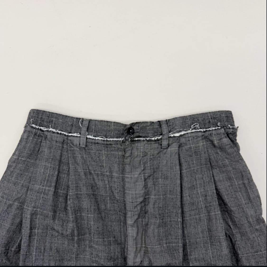 카미엘 포트젠스 울 체크 수트 팬츠 상품이미지2