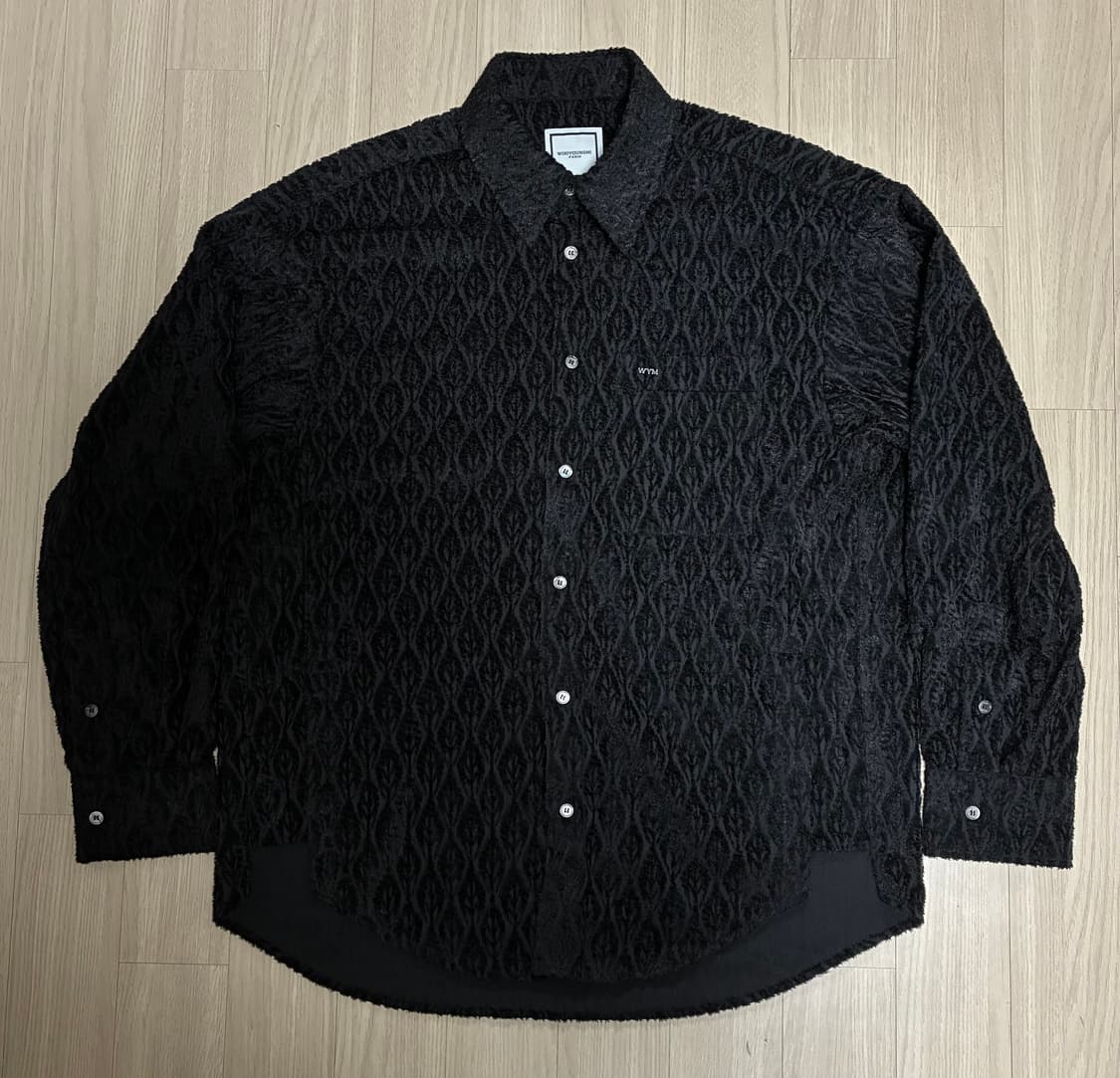 (새상품급) 우영미 피콕 셔츠 블랙 48 상품이미지3