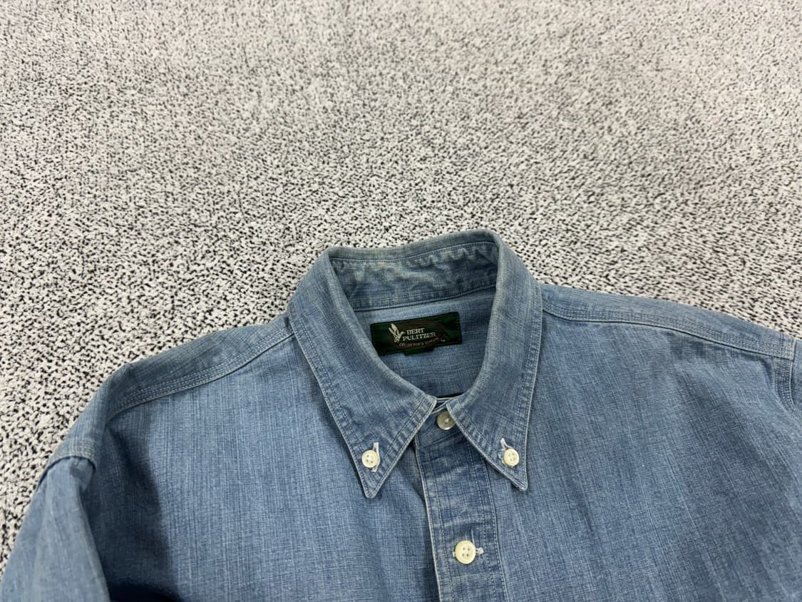 90s BERT PULITZER 데님셔츠 상품이미지3
