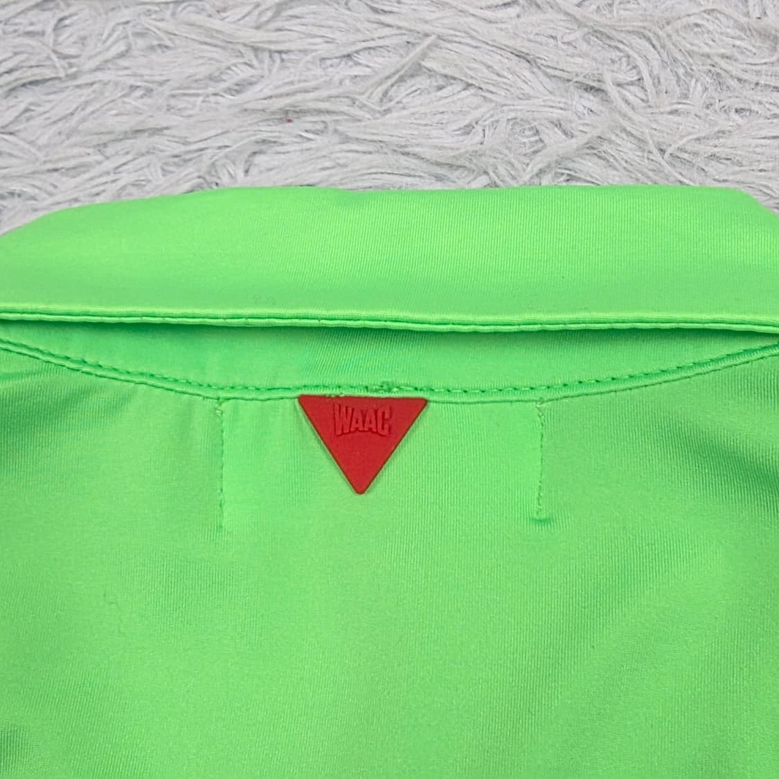 WACC 왁 여성 신품급 골프티셔츠 형광그린 1호 (S) 상품이미지6
