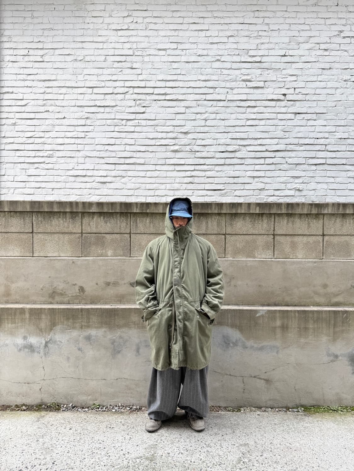 1970,80s ORIGINAL FRENCH M64 밀리터리 개파카 상품이미지3