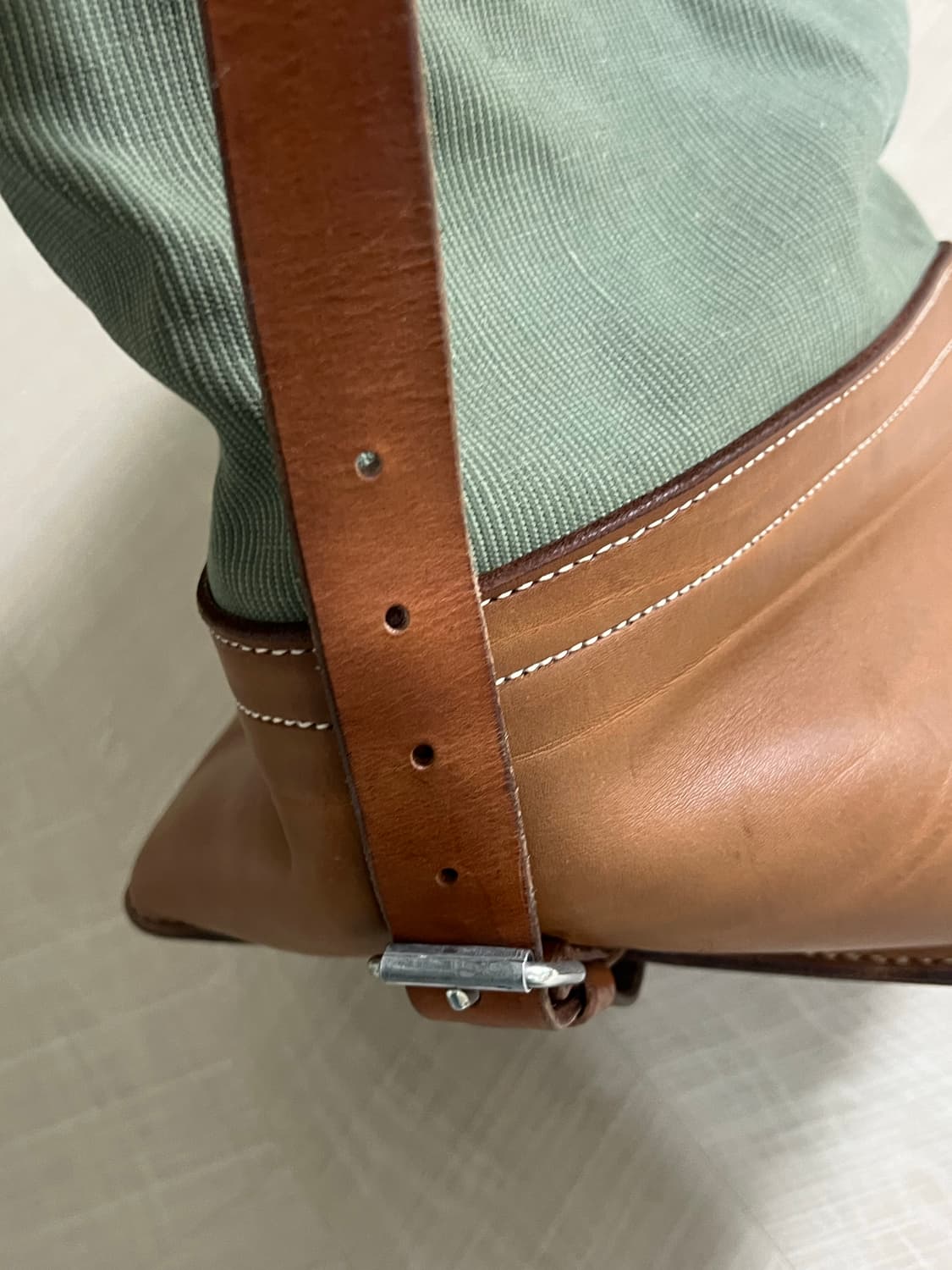 60‘s 스위스군 더플백 씨색 상품이미지7