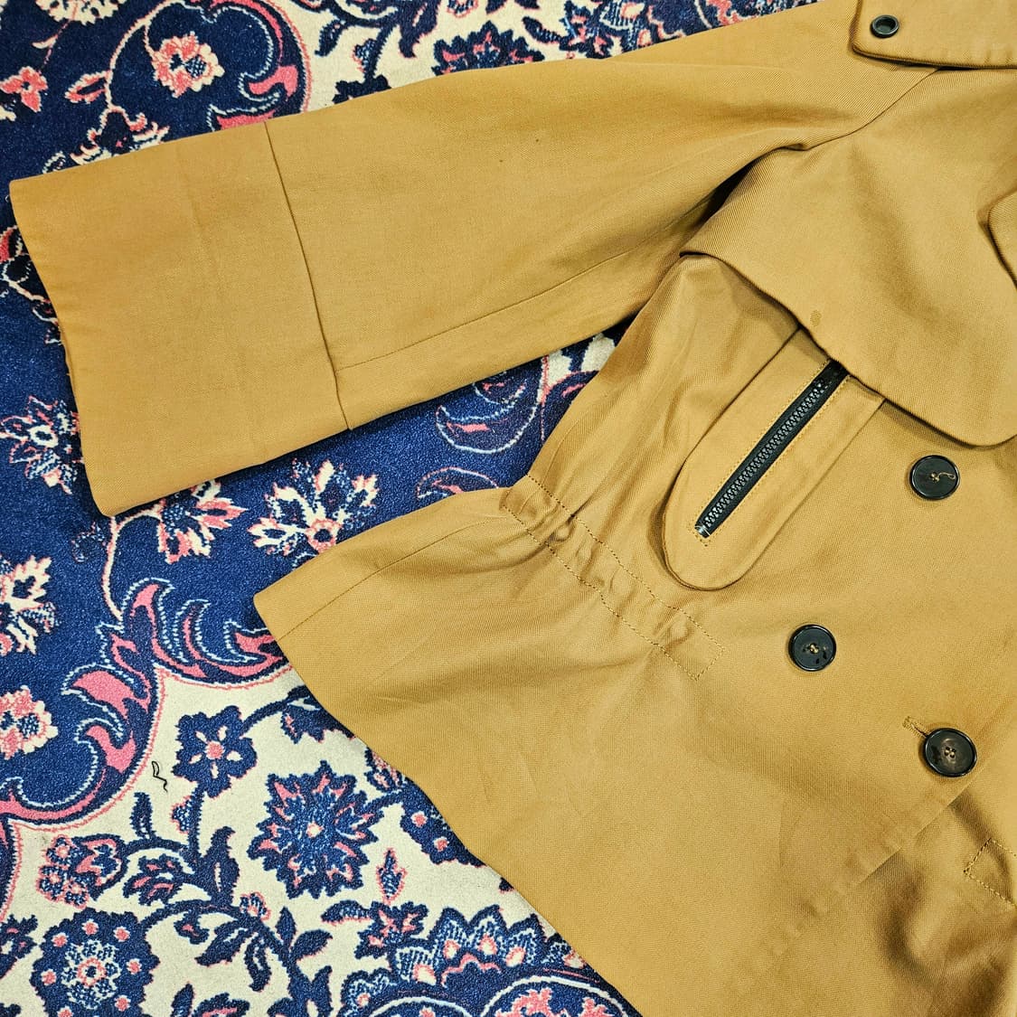 르윗(Lewitt) 숏 트랜치 빅후드 자켓 Free 상품이미지2