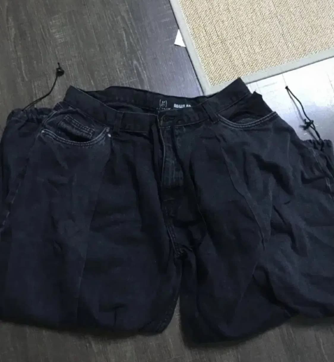 (New)디엠빈티지 흑청 두붙바 상품이미지3