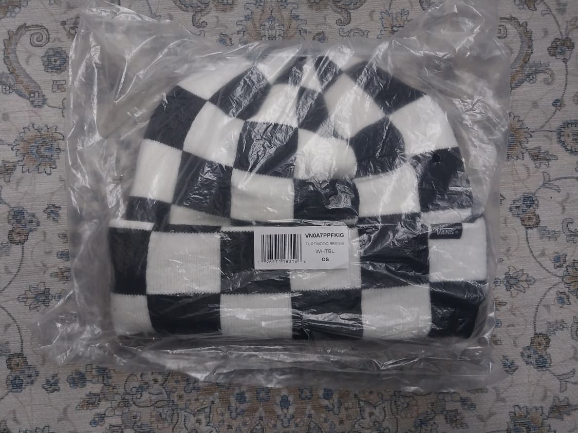 (새상품) 반스 체커보드 비니 상품이미지3