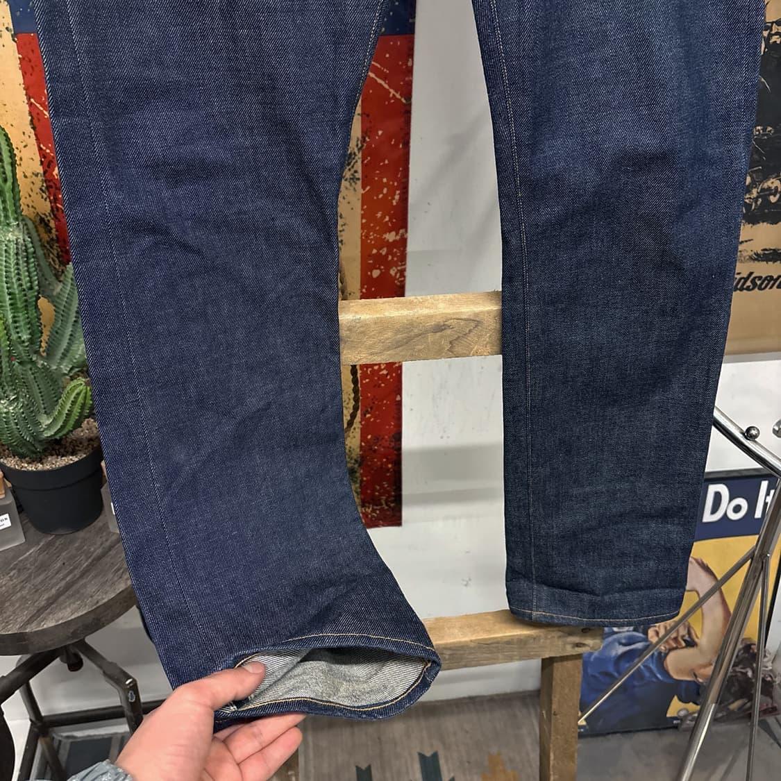 론 허먼 데님 미국생산 헤비온스 셀비지 데님팬츠 N1198 상품이미지4