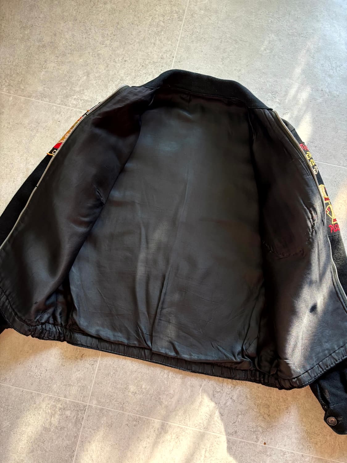 70s 미 해군 USS 수베니어 울 자켓 100 상품이미지8