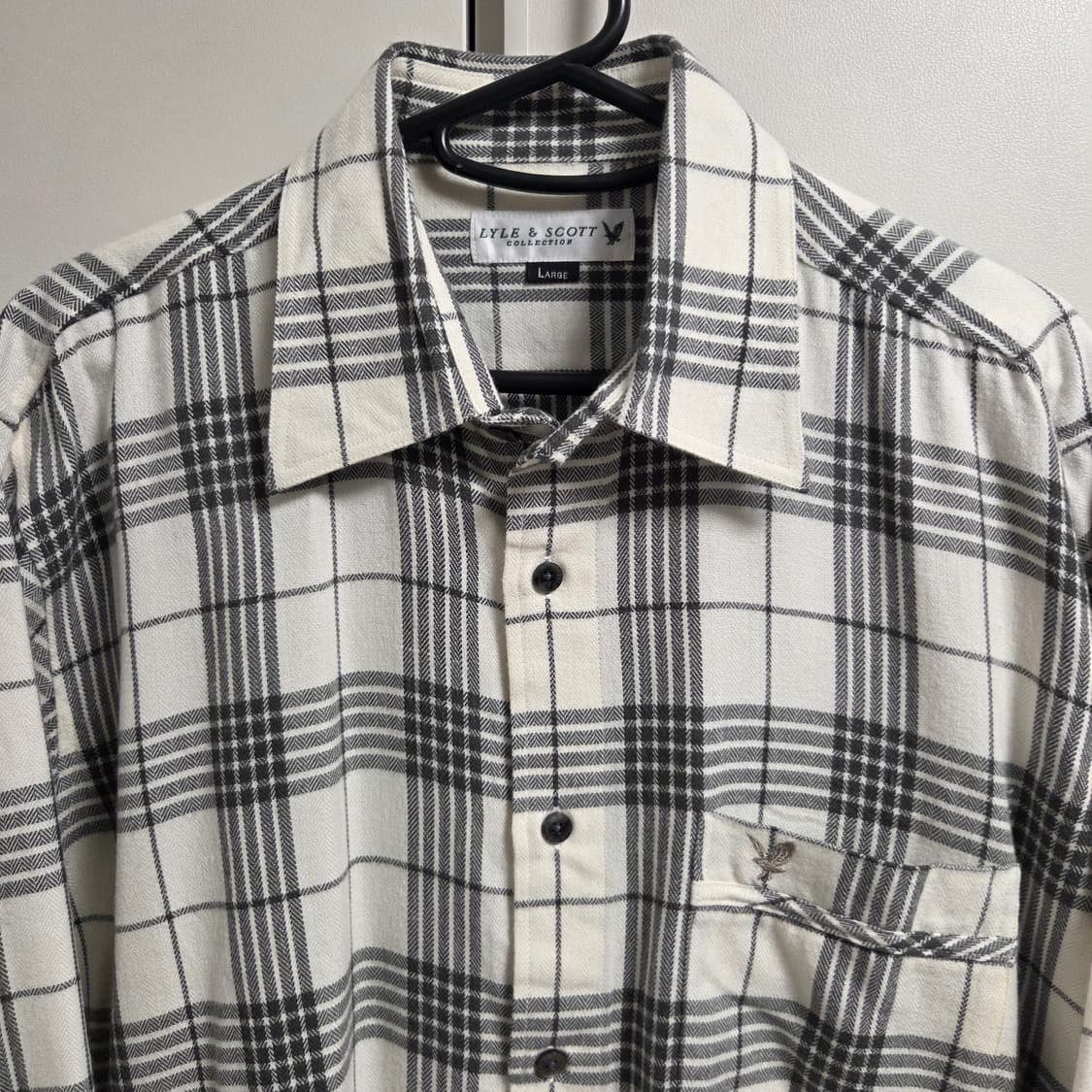 Lyle&Scott 라일앤스콧 플란넬 체크 셔츠 L(100) 미사용 상품이미지2