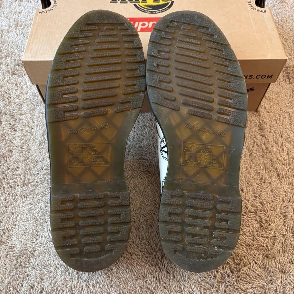 닥터마틴 x 슈프림 x 언더커버 아나키 3홀 슈즈 화이트 260 상품이미지8