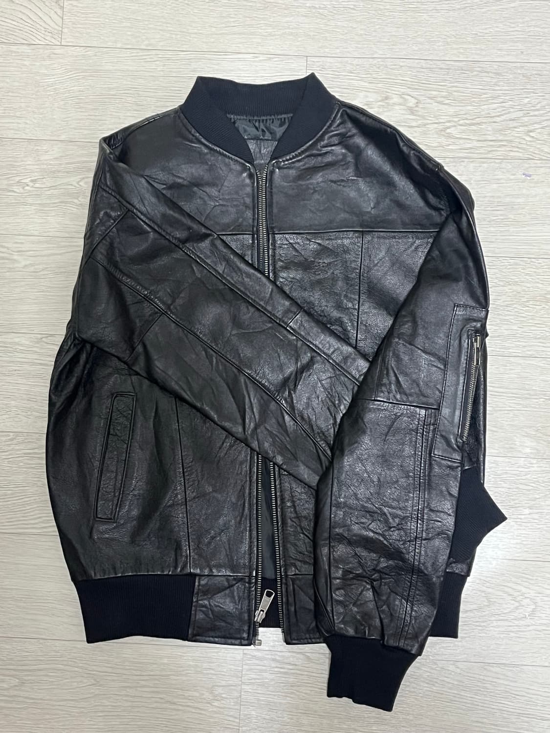릭오웬스 맛 레더자켓 상품이미지3
