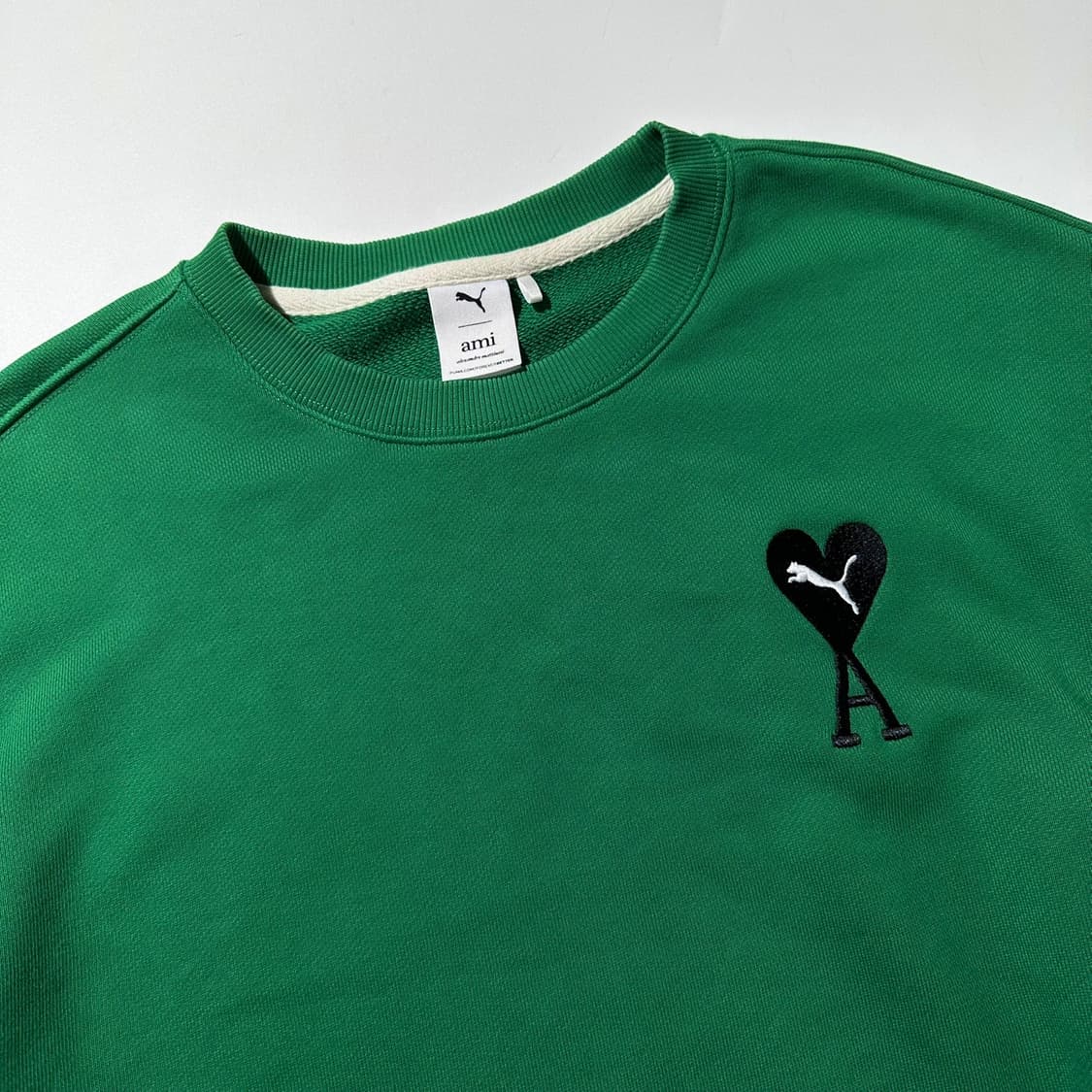 아미 x 푸마 크루넥 스웨트셔츠 맨투맨 버던트 그린 상품이미지4