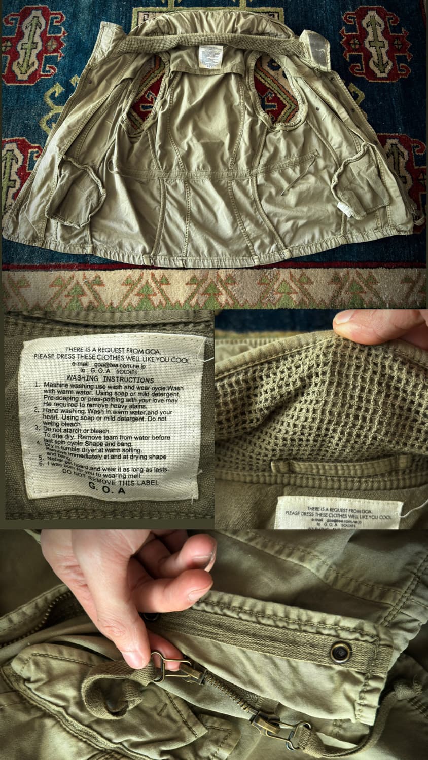 00s G.O.A bono Military vest 상품이미지9