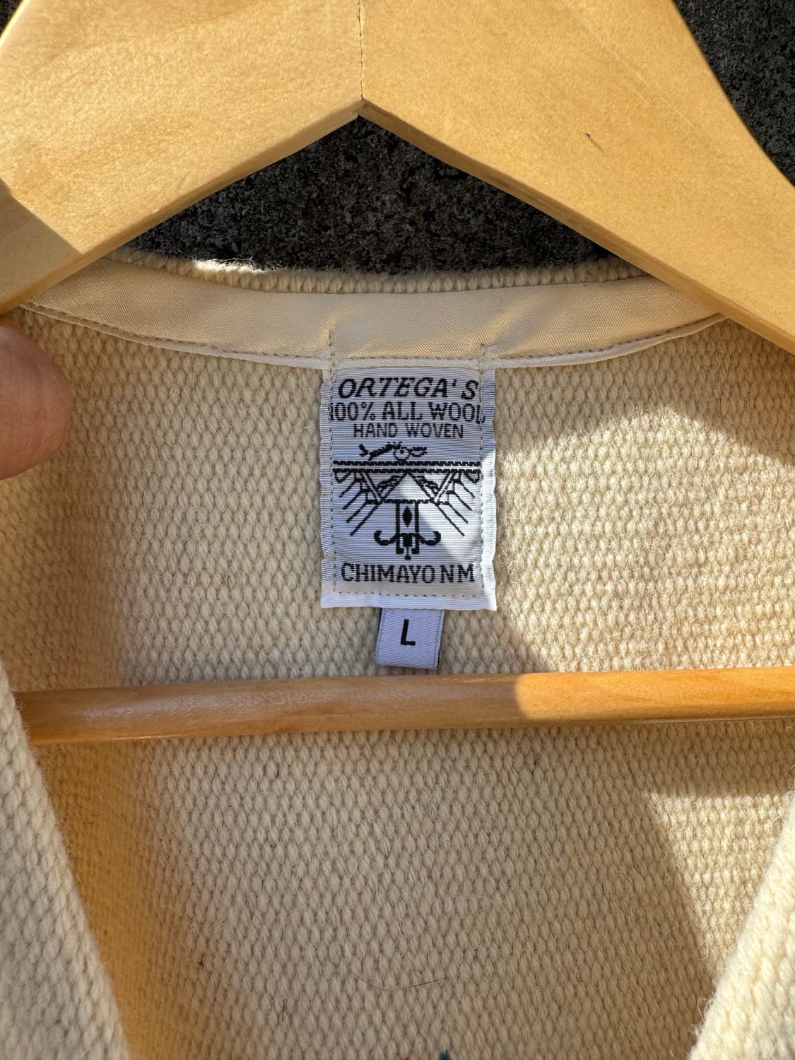 오르테가 핸드 우븐 울 네이티브 아메리칸 웨스턴 치마요 베스트 조끼 상품이미지6