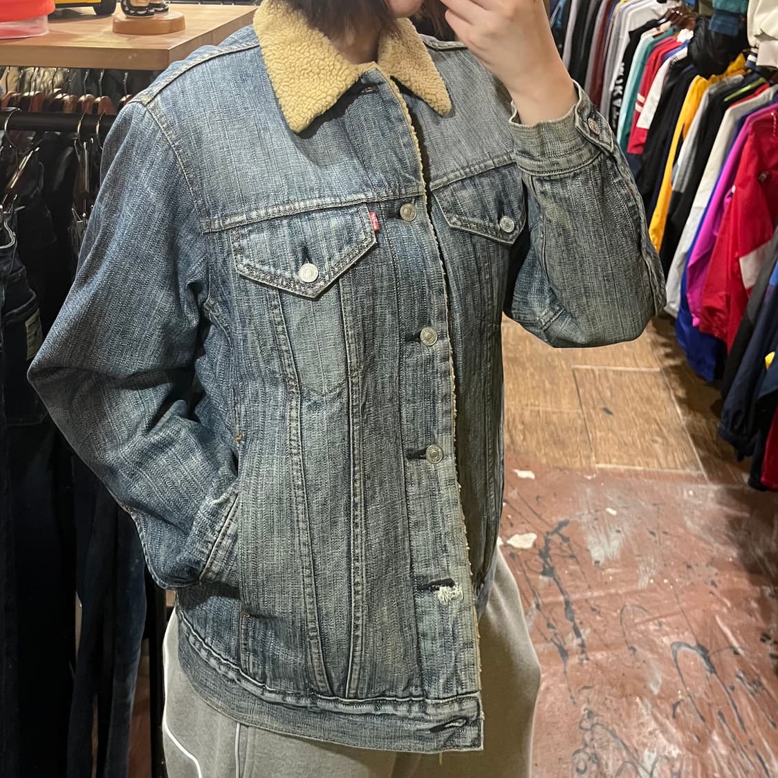 [HI] 리바이스 양털 데님 상품이미지3